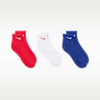 Nike Everyday Cushioned 訓練過踝襪 (3 雙)