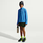 Sudadera de medio cierre Dri-FIT para niños talla grande Nike Miler