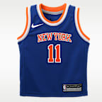 Jalen Brunson New York Knicks Icon Edition Little Kids' Nike NBA Replica Jersey