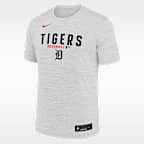 Playera Nike Dri-FIT de la MLB para hombre Detroit Tigers Authentic Collection