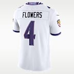 Zay Flowers Baltimore Ravens Men's Nike Dri-FIT NFL Limited Jersey