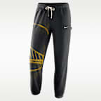 Pants de básquetbol de tejido Fleece para hombre Golden State Warriors Standard Issue