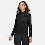 Playera de correr con protección UV de cierre de 1/4 para mujer Nike Swift Element