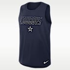 Camiseta de tirantes Nike Dri-FIT de la NFL para hombre Dallas Cowboys