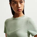 Nike Sportswear Women's Slim Short-Sleeve Burnout Logo Top