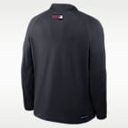 Cleveland Guardians Authentic Collection Men's Nike Dri-FIT MLB 1/2-Zip Long-Sleeve Top