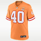 Mike Alstott Tampa Bay Buccaneers 50th Anniversary Men's Nike NFL Game Jersey