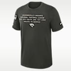 Jacksonville Jaguars Salute to Service Slub Men's Nike Dri-FIT NFL T-Shirt