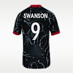 Mallory Swanson Chicago Stars FC 2025 Stadium Away Men's Nike Dri-FIT NWSL Replica Jersey
