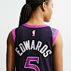 Jersey Nike Dri-FIT ADV de la NBA Authentic para hombre Anthony Edwards Minnesota Timberwolves City Edition