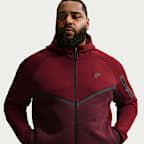 Chamarra Windrunner de tejido Fleece de cierre completo para hombre Nike Tech