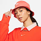 Sudadera sin cierre de cuello redondo extra oversized para mujer Nike Sportswear Phoenix Fleece