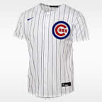 Jersey Nike de la MLB Replica local para niños talla grande Pete Crow-Armstrong Chicago Cubs Baseline
