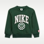 Conjunto de educación física para niños talla pequeña Nike Sportswear Sudadera de cuello redondo con gráfico