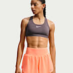 Shorts de correr de malla Dri-FIT 2 en 1 para mujer Nike Flow
