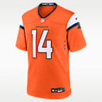 Jersey de fútbol americano Nike de la NFL Game para hombre Courtland Sutton Denver Broncos