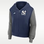 New York Yankees Cooperstown Women's Nike MLB Full-Zip Hoodie