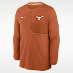 Texas Sideline Coach Men's Nike Dri-FIT College Long-Sleeve Top