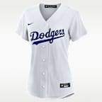Jersey Nike de la MLB Replica para mujer Edwin Díaz Los Angeles Dodgers