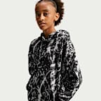 Sudadera con gorro de básquetbol oversized Club Fleece para niños Ja