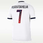 Jersey de futbol Nike Dri-FIT de Khvicha Kvaratskhelia del Paris Saint-Germain visitante 2026/27 Stadium para hombre