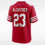 Jersey de fútbol americano para hombre NFL San Francisco 49ers (Christian McCaffrey)