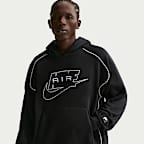 Sudadera con gorro sin cierre de tejido Fleece para hombre Nike Air