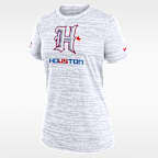 Playera Nike Dri-FIT de la NFL para mujer Houston Texans Rivalries Collection Sideline Velocity