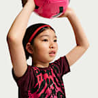 Playera de fútbol de manga corta Dri-FIT Nike United Academy para niña talla grande