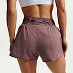 Shorts con forro de ropa interior Dri-FIT de tiro medio de 8 cm para mujer Nike One