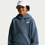 Sudadera con gorro oversized para niños talla grande Nike Sportswear Club Fleece