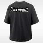 Cincinnati Bengals Rewind Pocket Boxy Women's Nike NFL T-Shirt
