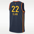 Jersey Nike WNBA Victory para niños talla grande Caitlin Clark Indiana Fever Explorer Edition