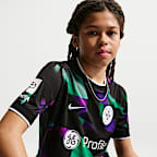 Racing Louisville FC Stadium Away Big Kids' Nike Dri-FIT NWSL Replica Jersey