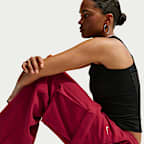 Nike Studio Fleece Medium Weight Women's Oversized High-Rise Cargo Pants