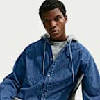Nike Sportswear Men's Loose Heavyweight Fleece Denim Jacket