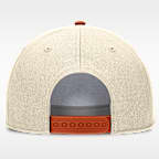 Gorra universitaria Nike ajustable para hombre Clemson Primetime Rope 2-Tone Rise