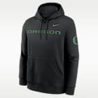 Sudadera con gorro sin cierre universitaria Nike para hombre Oregon Sideline Club