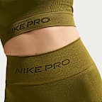 Nike Pro Seamless Mallas cortas de 13 cm y talle alto Dri-FIT - Mujer