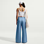 Nike Sportswear Women's Mid-Rise Wide-Leg Track Pants
