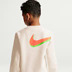Erling Haaland Club Fleece Nike Genç Çocuk Crew Yaka Futbol Sweatshirt'ü