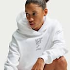 Nike Studio Fleece Medium Weight 'After Dark Tour' Women's Oversized Pullover Hoodie