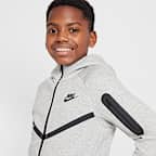 Sweat à capuche et zip Nike Sportswear Tech Fleece pour ado