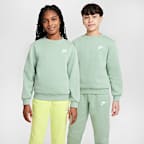 Sudadera para niños talla grande Nike Sportswear Club Fleece