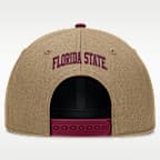 Gorra de rejilla universitaria Nike Dri-FIT ajustable para hombre Florida State Primetime Rise