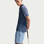 Nike Par Men's Dri-FIT Microprint Birds Golf Polo