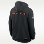 Cincinnati Bengals Initial Home Sideline Men's Nike Dri-FIT NFL Pullover Hoodie