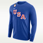 Matthew Tkachuk Nike USA Olympic Team 2026 "Gold Medal" Men's Long-Sleeve Name & Number T-Shirt