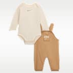 Nike Baby Plush Fleece Overalls 2-Piece Set