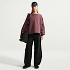 Nike 24.7 ImpossiblySoft Women's Dri-FIT Oversized Crew-Neck Top